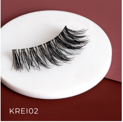 Kiss I Envy Remy 3D Invisible Band 100% Human Hair Eyelashes-KREI02