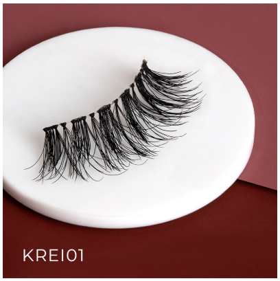 Kiss I Envy Remy 3D Invisible Band 100% Human Hair Eyelashes-KREI01