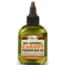 ACEITE CAPILAR NATURAL PREMIUM DIFEEL - ACEITE DE ZANAHORIA CON VITAMINAS A Y E 2.5 OZ. 