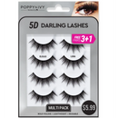 Pestañas postizas 5D DARLING ELDL63 Luna - 4 pares (M11)