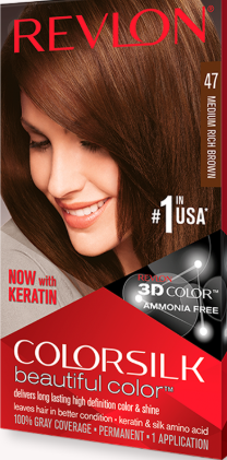 Revlon ColorSilk  Permanent Color (Ammonia Free)^