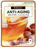 Mascarilla facial de tela NICKA K con aceite de argán 