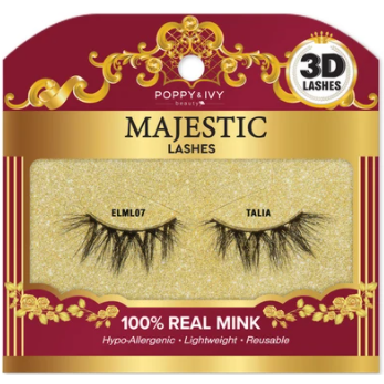 Poppy & Ivy Majestic 3D LASHES 100% REAL MINK Series-07 Talia (M9)
