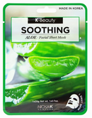 Mascarilla facial de tela NICKA K con aloe