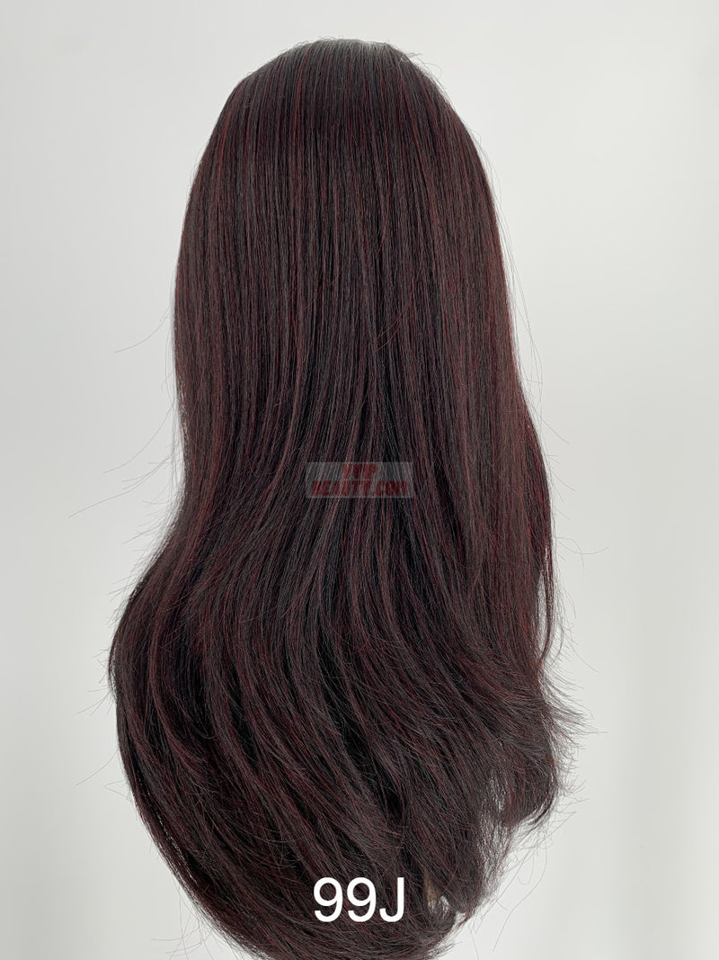 VANESSA HONEY-88 BRAZILIAN HUMAN HAIR BLEND WHOLE LACE ALL-HANDTIED WIG T88HB BERLIN (01)