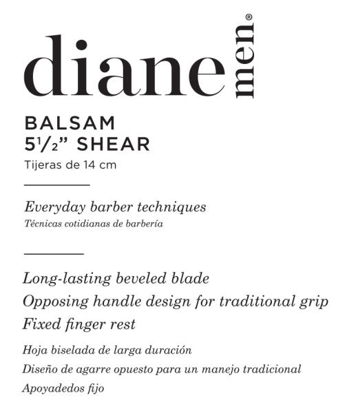 DIANE BALSAM/BARBER-CUT 5.5 INCH BARBER SHEAR D592 (B00024)