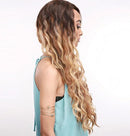 Peluca frontal de encaje con raya profunda y flujo superfluo de la colección Janet - ALICE (01)