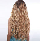 Peluca frontal de encaje con raya profunda y flujo superfluo de la colección Janet - ALICE (01)