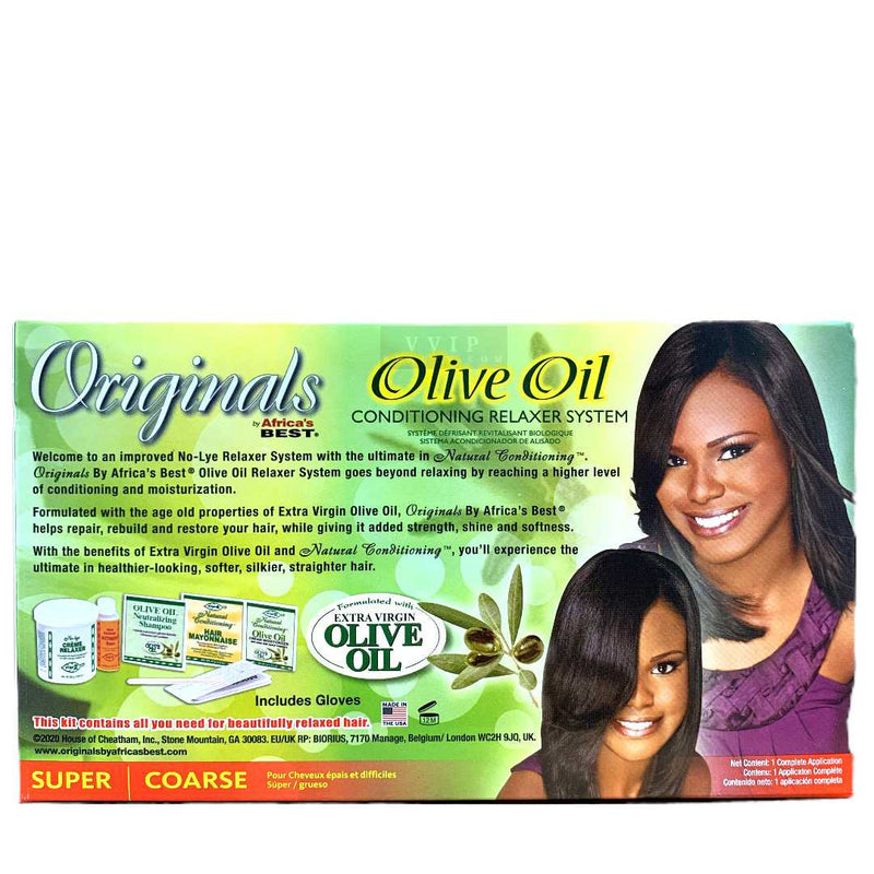 Africa's Best Originals Olive Oil Conditioning Relaxer Super
