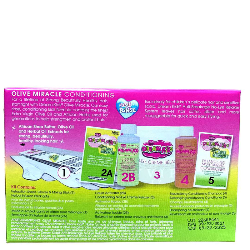 African Pride Dream Kids Olive Miracle Relaxer Kit Regular (95)