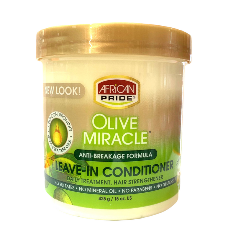 African Pride Olive Miracle Leave-in Conditioner 15oz (B00131)