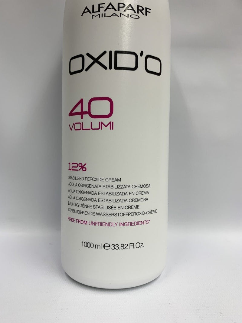 Alfaparf Milano Oxido  Hydrogen Peroxide Cream Developer 10-20-30-40 33.8 oz/1000ml (0046)