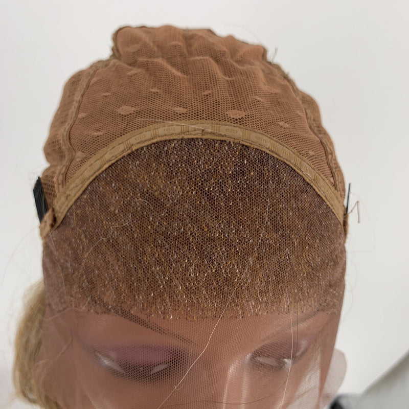 VANESSA HONEY-88 BRAZILIAN HUMAN HAIR BLEND WHOLE LACE ALL-HANDTIED WIG T88HB BERLIN (01)