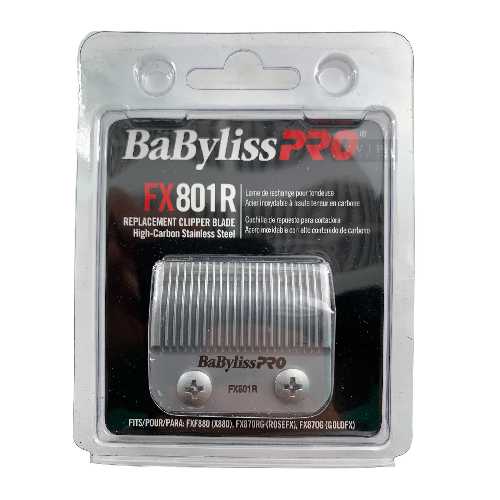 Babyliss PRO FX801R Carbon Stainless Steel Clipper Blade (B0000S)