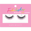 Pestañas postizas de color FABULASHES 3D de visón sintético C13 (B00145)
