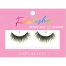 Pestañas postizas de color FABULASHES 3D de visón sintético C15 (B00145)