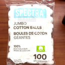 BOLAS DE ALGODÓN 100 UNIDADES GRANDES (100% PURO, SIN PERFUME)