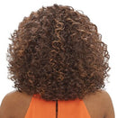 Peluca frontal de encaje con mezcla de cabello humano brasileño Vanessa Honey C TCHB Chelis