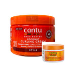 Crema para rizar con manteca de karité y coco Cantu para cabello natural, 340 ml ^