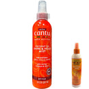 Manteca de karité Cantu para cabello natural, aceite de coco, bruma para brillo y fijación 250 ml ^