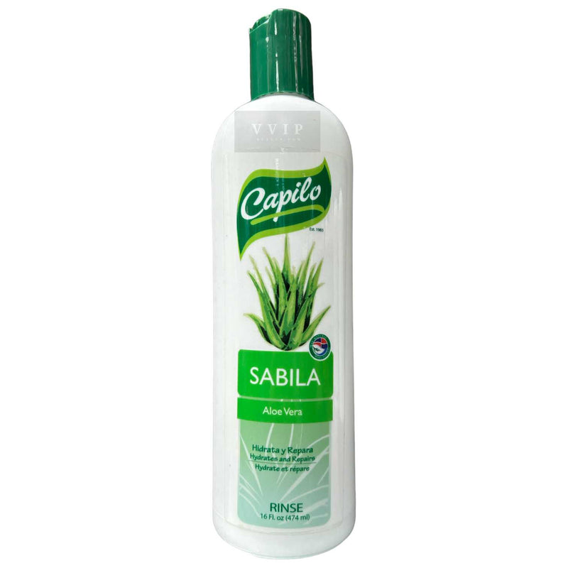 Capilo Hydrates and Repairs Conditioner - Aloe Vera (Sabila) 16 oz (141)