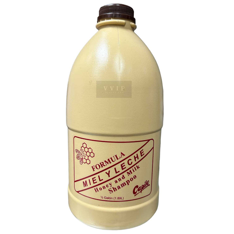 Capilo Miel Y Leche Honey and Milk Shampoo 1/2 Gallon