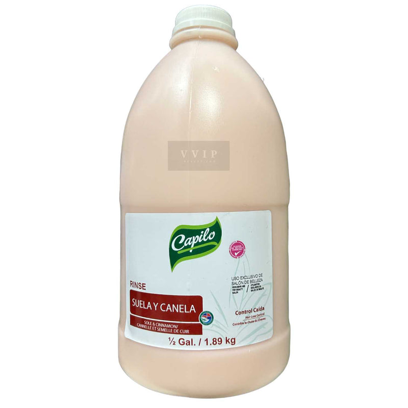 Capilo Strengthening Rinse - Sole and Cinnamon (Suela y Canela)  1/2 Gallon