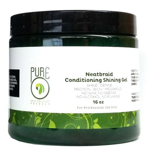 Pure O Natural NeatBraid Conditioning Shining Gel 16 oz