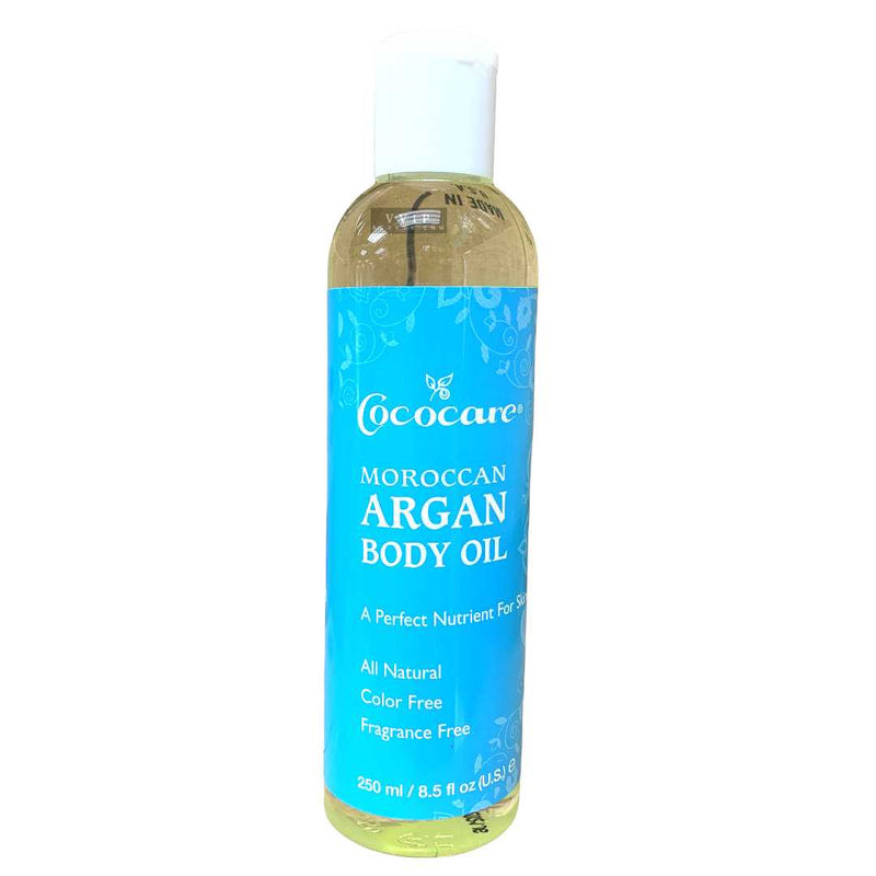 Cococare Moroccan Argan Body Oil for Skin and Hair, 8.5 Oz