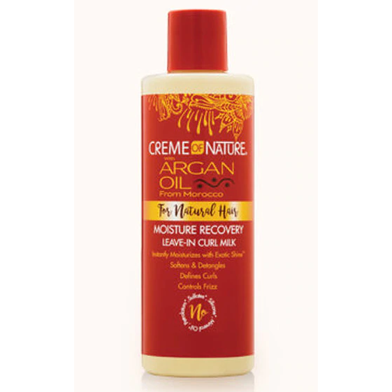 Creme Of Nature With Argan Oil Moisture Recovery Leave-In curl milk 8oz