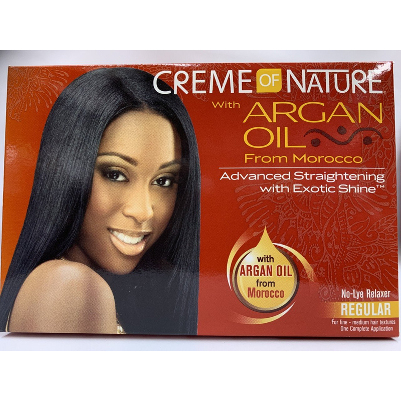 Creme Of Nature with Argan Oil No-Lye Relaxer REGULAR