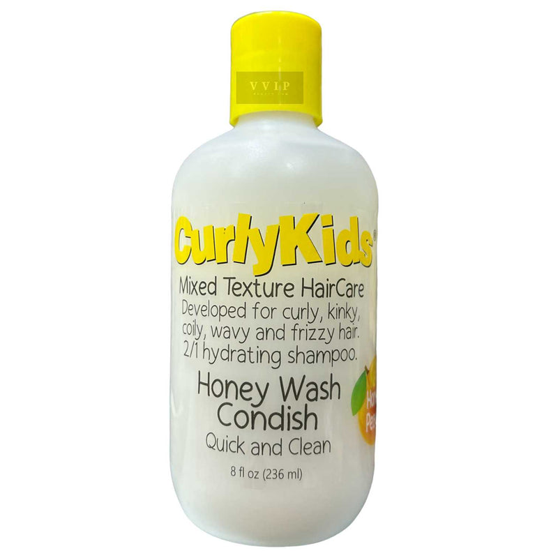 CurlyKids Honey Wash Condish 8 oz