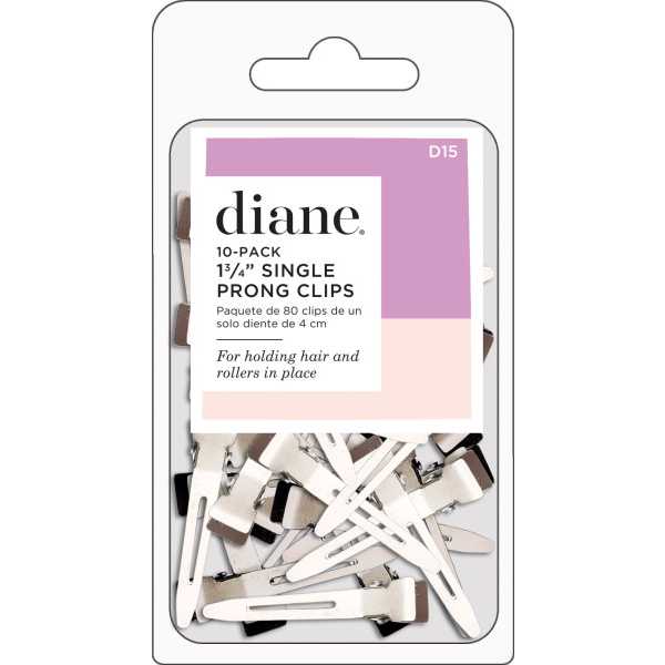 DIANE1 3/4 INCH Single Prong Clips 80-Pack D15 (60)