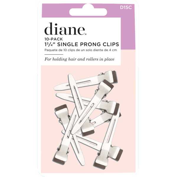 DIANE 1¾” Single Prong Clips 10 pack D15C (60)