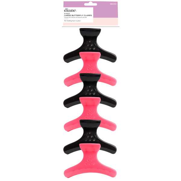 DIANE 3.25 INCH BUTTERFLY CLAMP 6 PACK DEC012 (B00024)