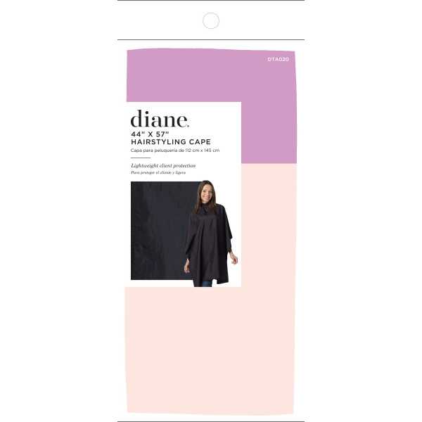 DIANE BLACK 44x57 CRINKLE NYLON STYLING CAPE  (B00023)