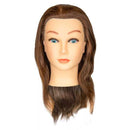 Maniquí Diane Lucy Brown de 17-19 pulgadas, 100% cabello humano DMM002 (B00028)