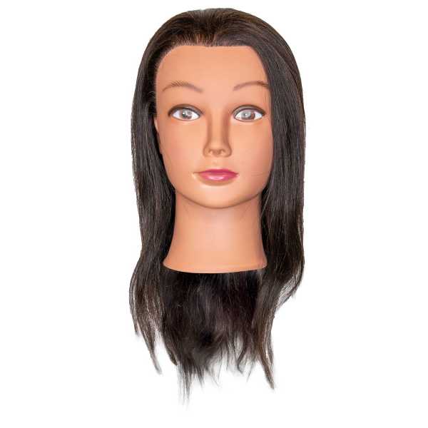 DIANE MALIKA BLACK 17-19 INCH 100% HUMAN HAIR MANNEQUIN DMM003 (B00028)