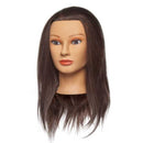 Maniquí Diane Penelope de cabello castaño, 18-20 pulgadas, 100% cabello humano D308 (B00093)