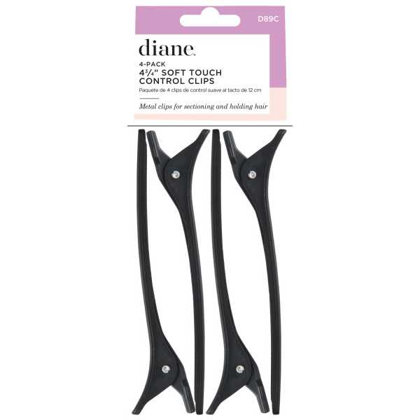 DIANE SOFT TOUCH SECTION CLIPS 4 PACK D89C (y1)
