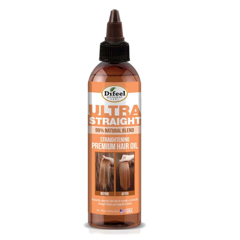 DIFEEL 99% NATURAL PREMIUM ULTRA STRAIGHT HAIR OIL 8 OZ.