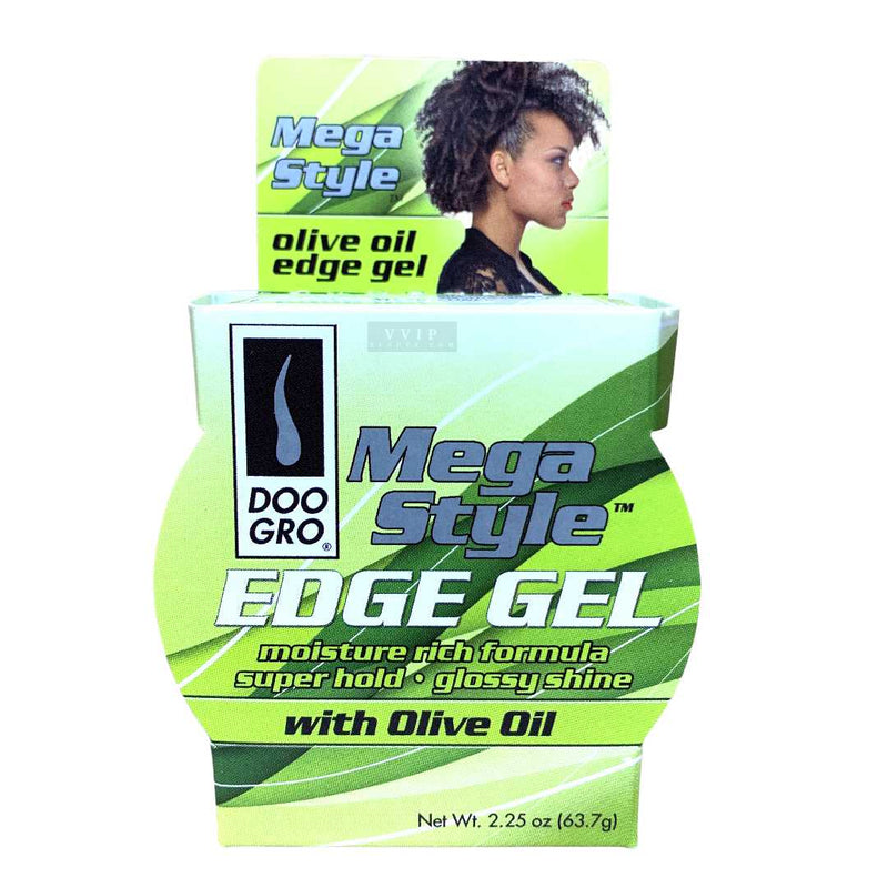 DOO GRO Mega Style Edge Gel With Olive Oil, 2.25 oz