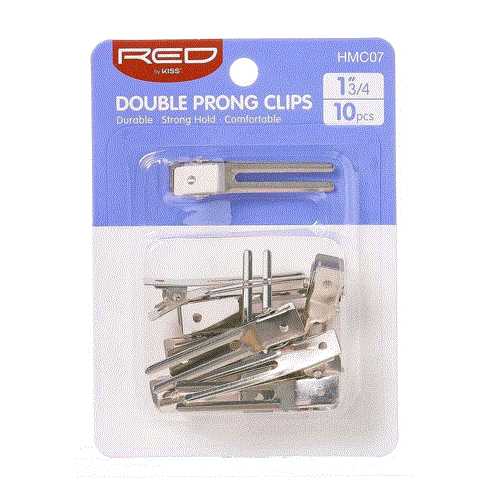 1 3/4" DOUBLE PRONG CLIP (10PCS) - HMC07