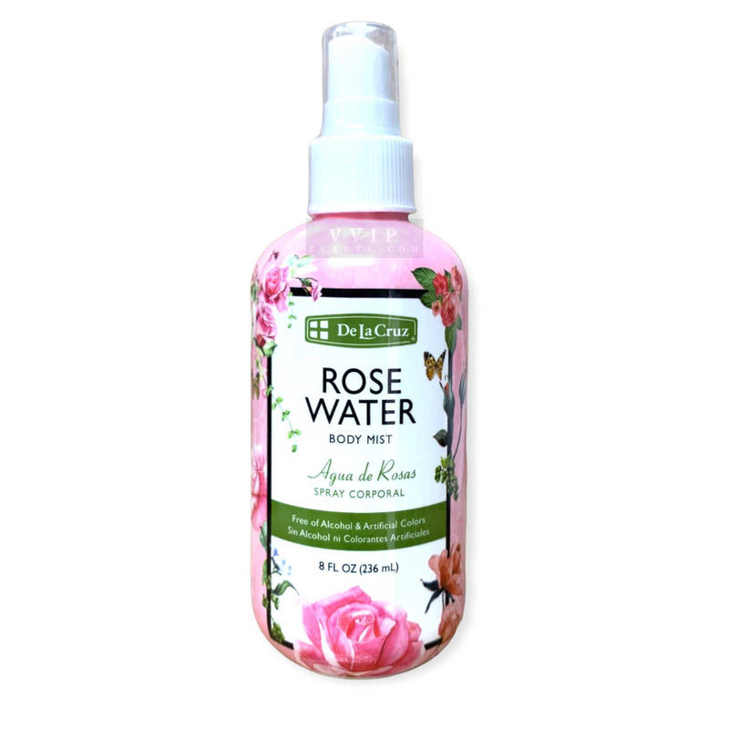 De La Cruz, Rose Water Body Mist, 8 oz