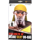 Pañuelo de seda de lujo, corbata extralarga de 40 pulgadas - AMARILLO