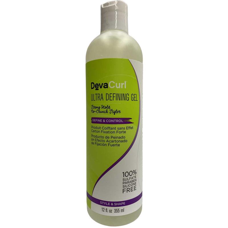 DevaCurl Curl Ultra Defining Gel Strong Hold No-Crunch Styler 12 oz