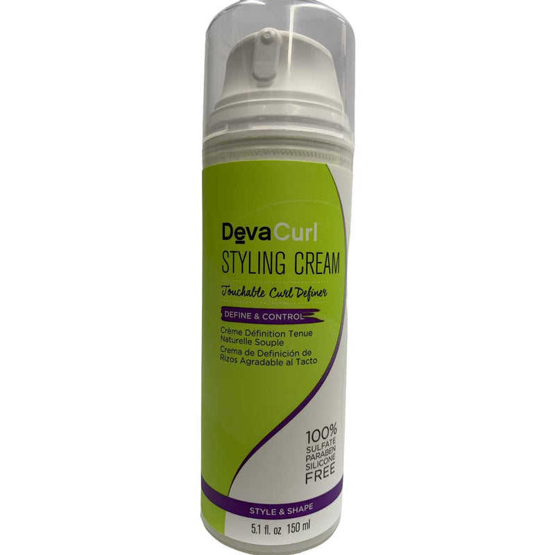 DevaCurl Styling Cream, Define and Control, Touchable Hold 5.1oz (05)