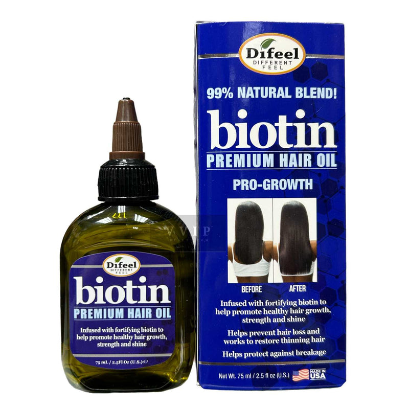 Difeel Biotin Premium Hair Oil 2.5oz