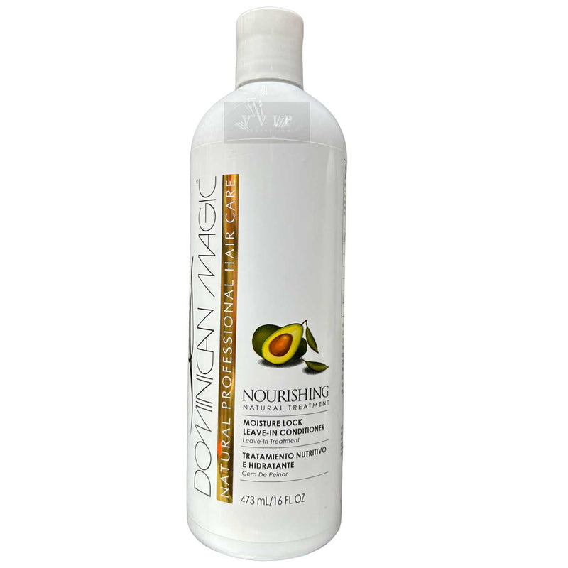 Dominican Magic Natural Professional Hair Care Conditioner Moisture Lock Leave-On Treatment 16oz