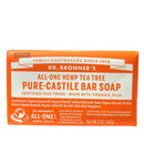 Jabón en barra puro de Castilla Dr. Bronner's – Árbol de té, 142 g